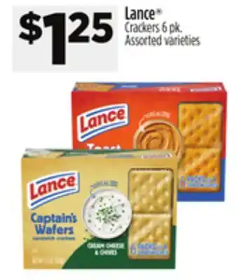 Dollar General Lance crackers offer