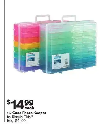 Michaels 16-case photo keeper by simply tidy offer