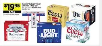 Dollar General Budweiser , bud light , coors , coorslight or miller lite or michelob ultra offer