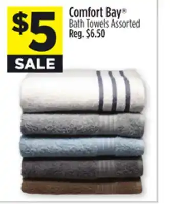 Dollar General Comfort bay bath towels offer