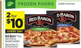 Dollar General Red baron pizza offer