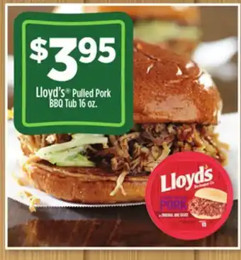Dollar General Lloyd's pulled pork bbq tub offer