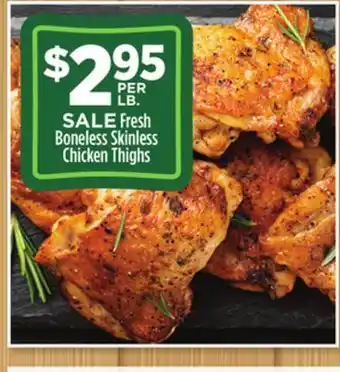 Dollar General Fresh boneless skinless chicken thighs offer