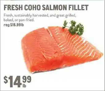 New Seasons Market Fresh Coho Salmon Fillet offer