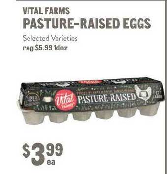New Seasons Market Vital Farms Pasture-Raised Eggs offer
