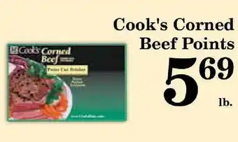 Harvest Foods Cook's Corned Beef Points offer