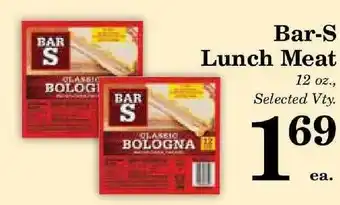 Harvest Foods Bar-s Lunch Meat offer