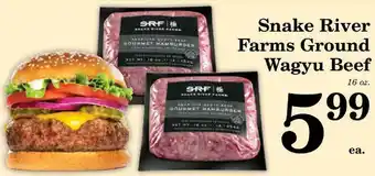 Harvest Foods Snake River Farms Ground Wagyu Beef offer