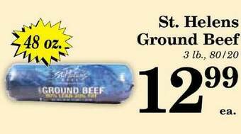 Harvest Foods St. Helens Ground Beef offer