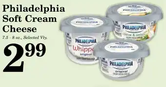 Harvest Foods Philadelphia Soft Cream Cheese offer
