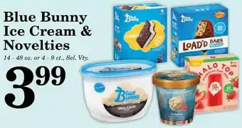 Harvest Foods Blue Bunny Ice Cream & Novelties offer