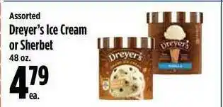 KTA Super Stores Dreyer's Ice Cream Of Sherbet offer