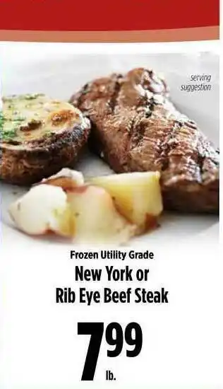KTA Super Stores New York Or Rib Eye Beef Steak offer