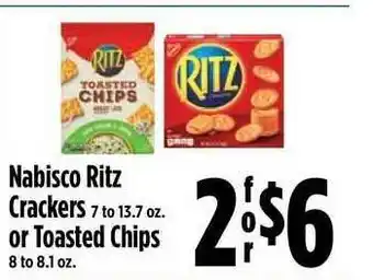 KTA Super Stores Nabisco Ritz Crackers Or Toasted Chips offer
