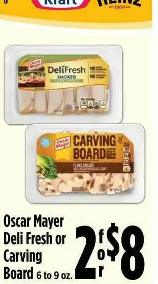 KTA Super Stores Oscar Mayer Deli Fresh Or Carving Board offer