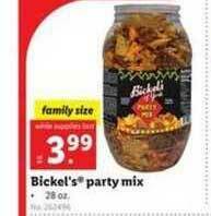 Lidl Bickel's Party Mix offer