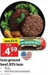 Lidl Lean Ground Beef 39% Lean offer