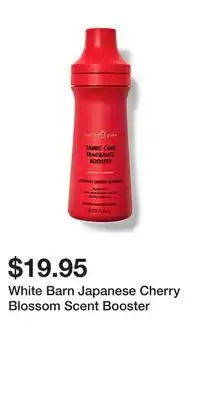 Bath & Body Works White barn japanese cherry blossom scent booster offer