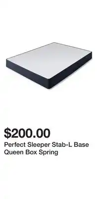 Big Lots Perfect sleeper stab-l base queen box spring offer
