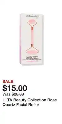 Ulta Beauty Ulta beauty collection rose quartz facial roller offer