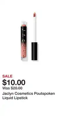 Ulta Beauty Jaclyn cosmetics poutspoken liquid lipstick offer