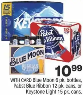 CVS Blue Moon, Pabst Blue Ribbon , Or Keystone Light offer