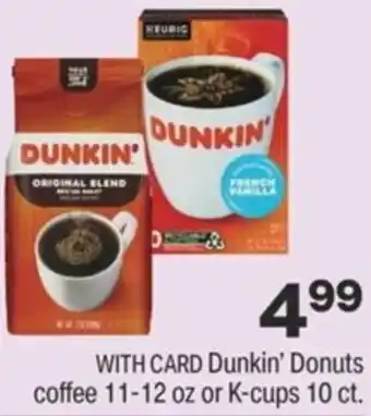 CVS Dunkin' Donuts Coffee Or K-Cups offer
