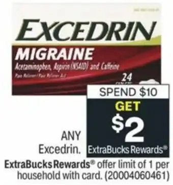 CVS Excedrin offer