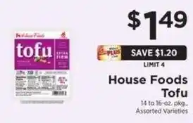 ShopRite House Foods Tofu offer