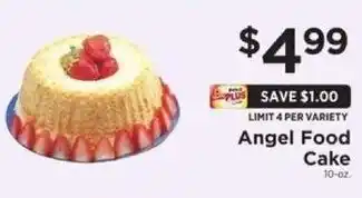 ShopRite Angel Food Cake offer