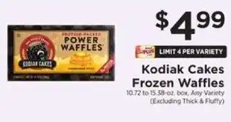 ShopRite Kodiak Cakes Frozen Waffles offer
