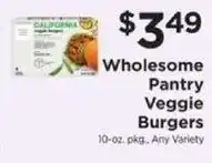 ShopRite Wholesome Pantry Veggie Burgers offer