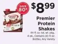 ShopRite Premier Protein Shakes offer