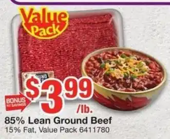 Giant Food 85% Lean Ground Beef offer