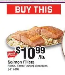Giant Food Salmon Fillets offer