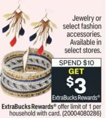 CVS Jewelry Or Fashion Accessories offer