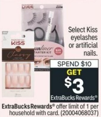 CVS Kiss Eyelashes or Artificial Nails offer