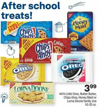 CVS Oreo, Nutter Butter, Chips Ahoy, Honey Maid Or Lorna Doone Family Size offer
