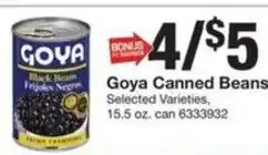 Giant Food Goya Canned Beans offer