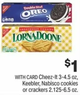 CVS Cheez-It , Keebler , Nabisco Cookies Or Crackers offer