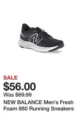 Marshalls NEW BALANCE Men's Fresh Foam 880 Running Sneakers offer