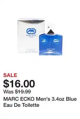 Marshalls MARC ECKO Men's 3.4oz Blue Eau De Toilette offer