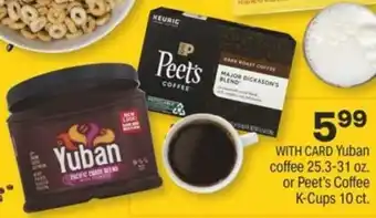 CVS Yuban Coffee 25.3-31 oz offer
