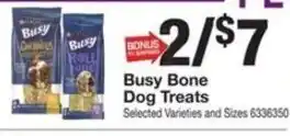 Giant Food Busy Bone Dog Treats offer