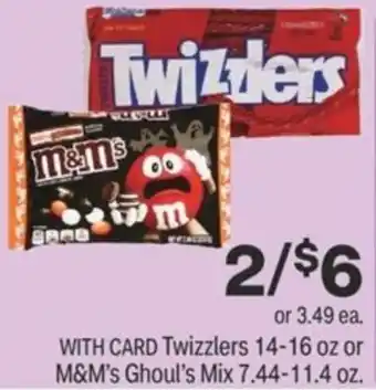 CVS Twizzlers Or M&M's Ghoul's Mix offer