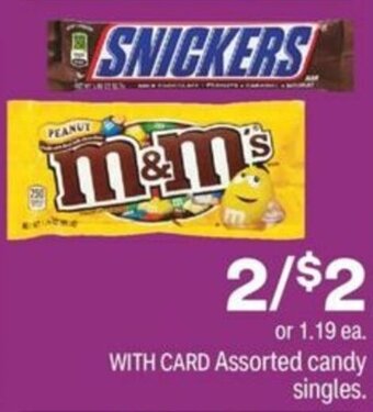 CVS Assorted Candy Singles offer