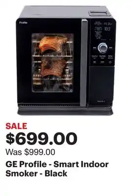 Best Buy GE Profile - Smart Indoor Smoker - Black offer