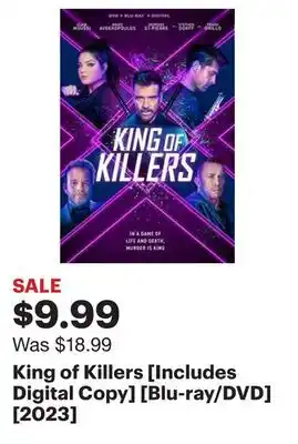 Best Buy King of Killers [Includes Digital Copy] [Blu-ray/DVD] [2023] offer