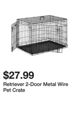 Tractor Supply Company Retriever 2-Door Metal Wire Pet Crate offer