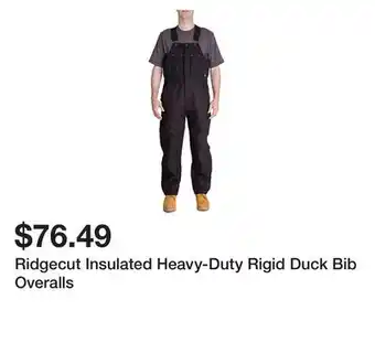 Tractor Supply Company Ridgecut Insulated Heavy-Duty Rigid Duck Bib Overalls offer